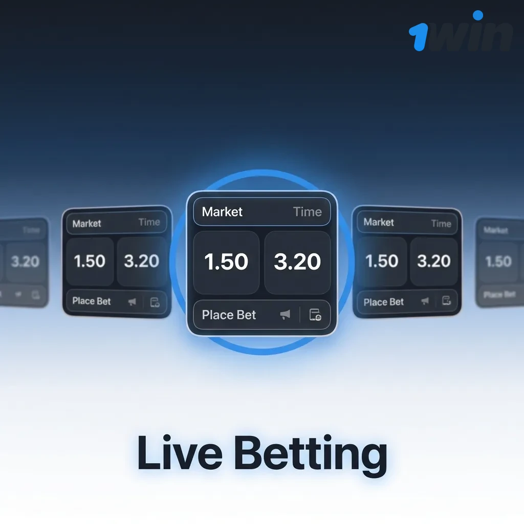 Live betting interface showing real-time odds adjustments and multiple betting markets during an ongoing sports match