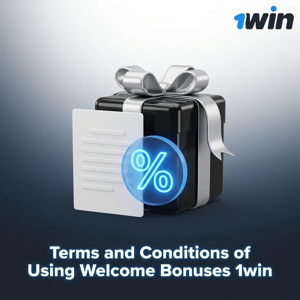 1win welcome bonus terms and conditions page showing eligibility requirements and wagering rules for Indian users