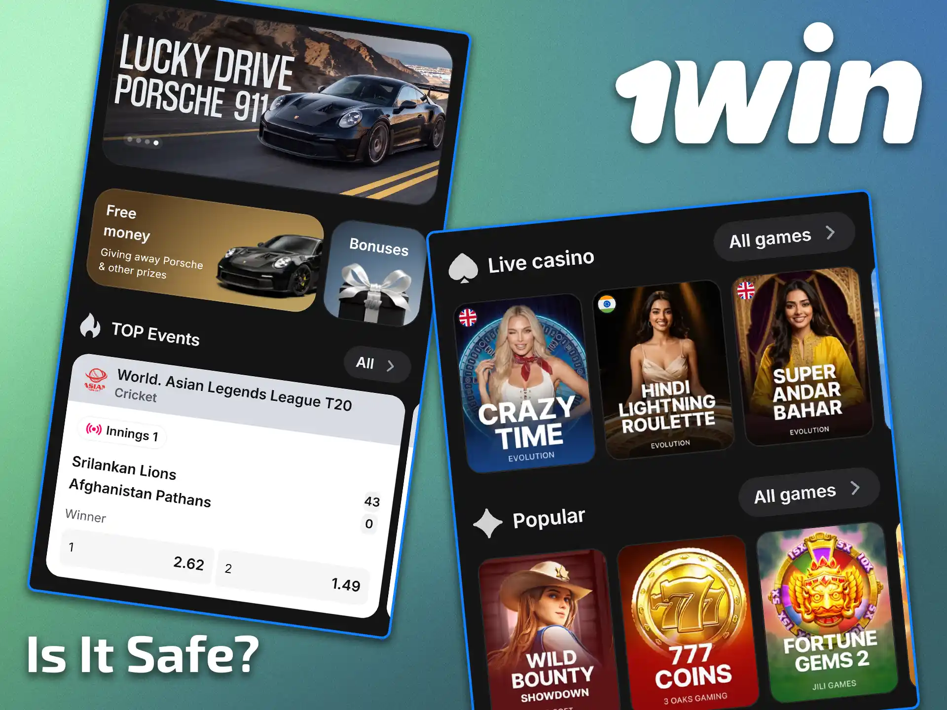 Find out if it's safe to download the 1win app.