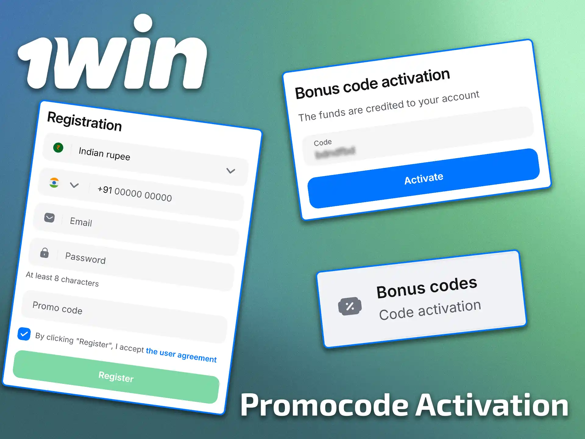 Follow the simple instructions to learn how to activate a 1win promocode.